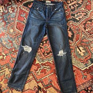 Madewell distressed Slim Straight size 27